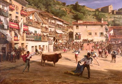 Combattimento di addestramento in Biscaglia, 1869 da Gustave Colin